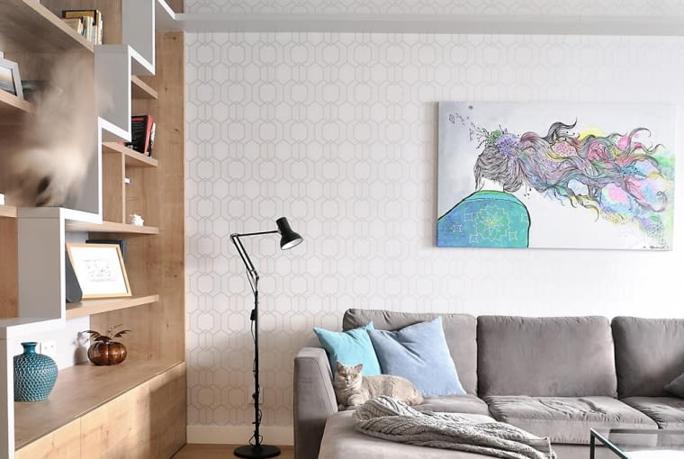 Wnętrze dla miłośników kotów wnętrza aranżacja wnętrz design projekt wnętrz czworonogi koty