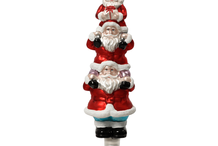 Czubek na choinkę szklany 31 cm św. Mikołaj 89,99 zł, kod 88668283