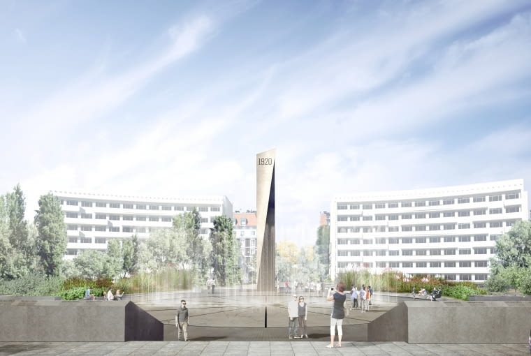 Pomnik Bitwy Warszawskiej 1920. Proj. Nizio Design International