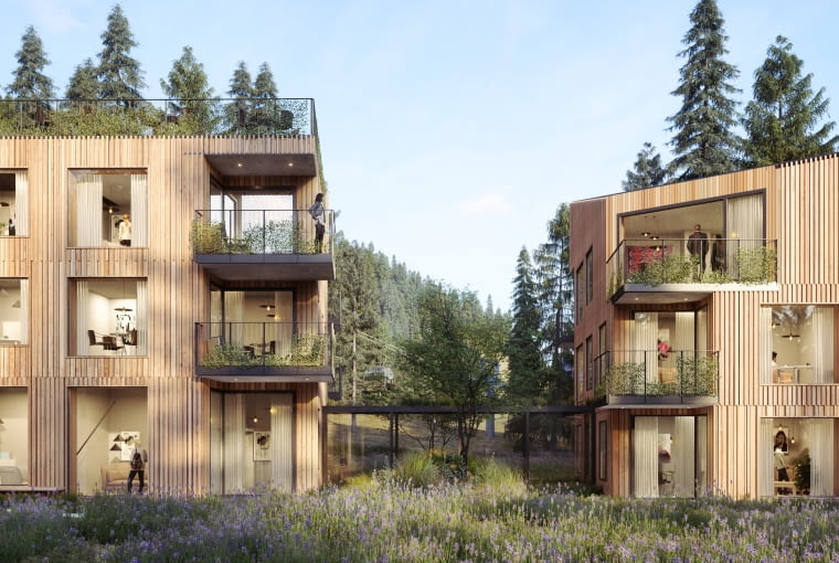 Apartamenty XYZ w Szczyrku. Proj. WXCA Apartamenty XYZ w Szczyrku. Proj. WXCA