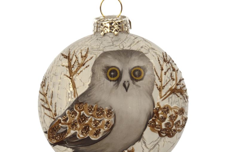 Bombka szklana dekorowana 8 cm, różne wzory 22,99 zł, kod 88667191