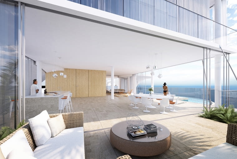 Apartamentowiec w Limassol na Cyprze. Proj. Hamonic + Masson & Associés