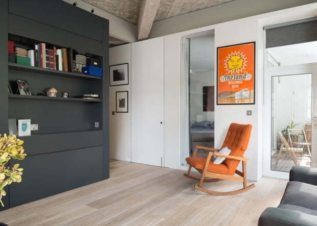 Mieszkanie w industrialnym stylu w Londynie mieszkanie w industrialnym stylu, loft, nowoczesne mieszkanie
