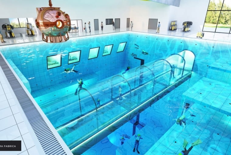 Deepspot - basen nurkowy w Mszczonowie. Deepspot - basen nurkowy w Mszczonowie.