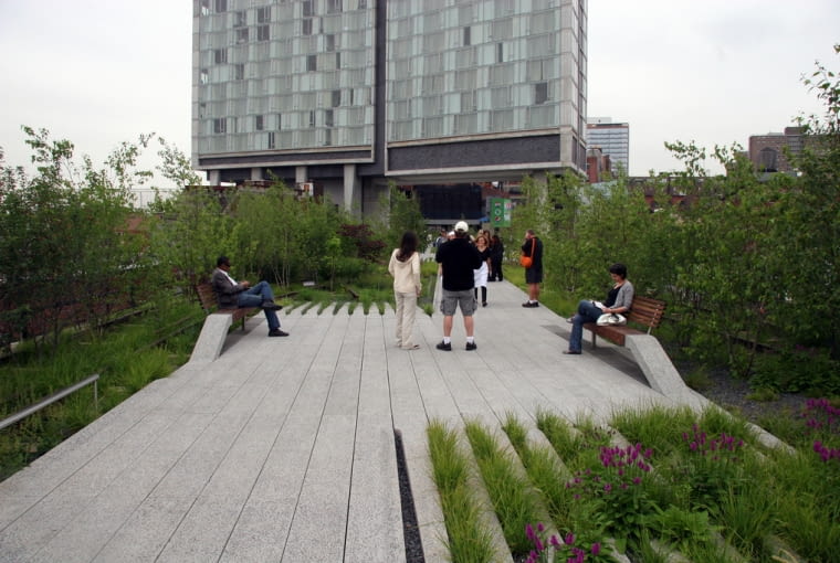 Park High Line w Nowym Jorku Park High Line w Nowym Jorku