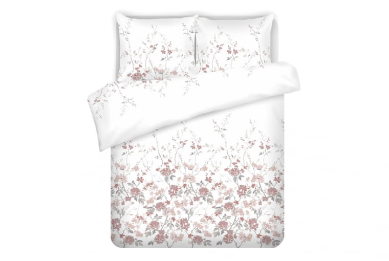 Komplet pościeli FLORIT różowe kwiaty 160x200 cm 99,90zł
