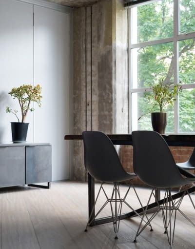 Mieszkanie w industrialnym stylu w Londynie mieszkanie w industrialnym stylu, loft, nowoczesne mieszkanie