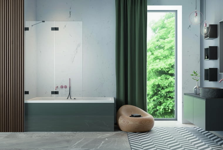 Prysznic za parawanem