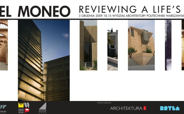 Wykład laureata Nagrody Protzkera, Rafaela Moneo odbędzie się w czwartek 3 grudnia na Wydziale Architektury Politechniki Warszawskiej Wykład laureata Nagrody Protzkera, Rafaela Moneo odbędzie się w czwartek 3 grudnia na Wydziale Architektury Politechniki Warszawskiej