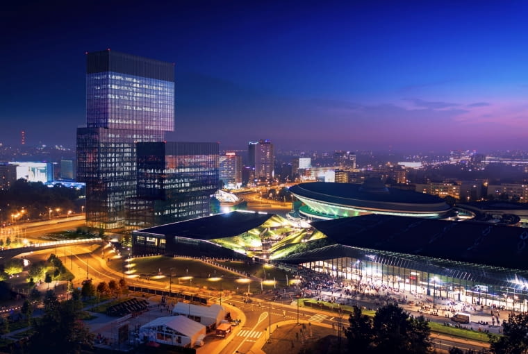 Kompleks . KTW w Katowicach. Proj. Medusa Group