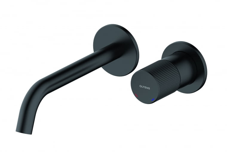 OLTENS HAMNES,OLTENS ścienna podtynkowa, czarny mat,  specjalna technologia zapewniająca  zoptymalizowany przepływ do 5 l/min