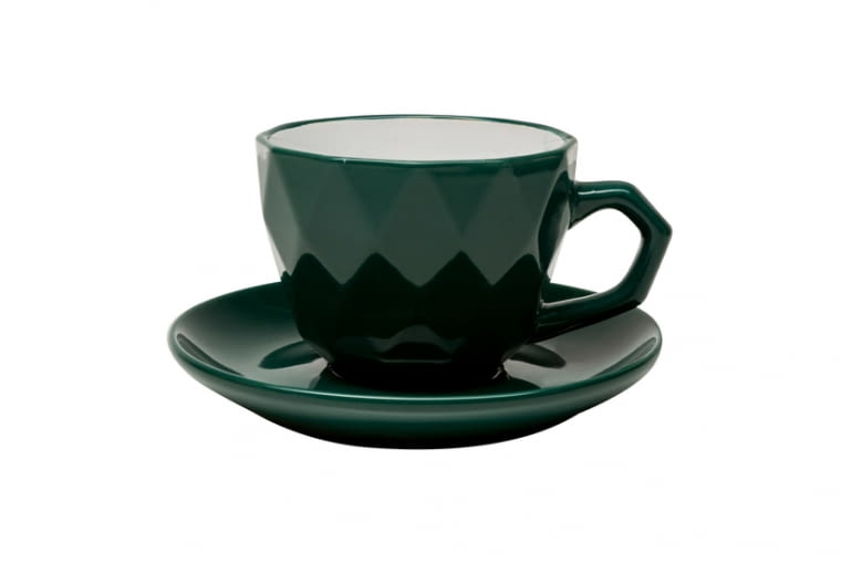 Filiżanka ze spodkiem zielona CLEO 250 ml 14,99 zl Filiżanka ze spodkiem zielona CLEO 250 ml 14,99 zl