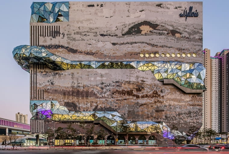 Galeria handlowa w Gwanggyo. Proj. OMA Galeria handlowa w Gwanggyo. Proj. OMA