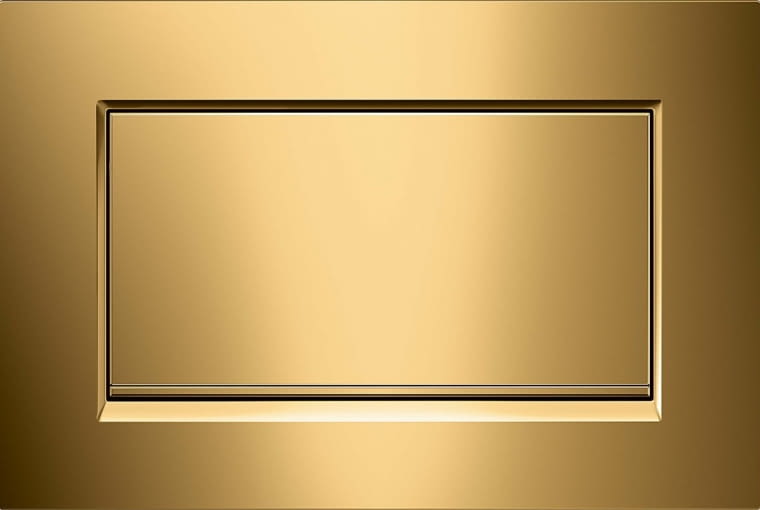 Przycisk spłukujący Sigma30 w wykończeniu złotym, Geberit, geberit.pl Przycisk spłukujący Sigma30 w wykończeniu złotym, Geberit, geberit.pl