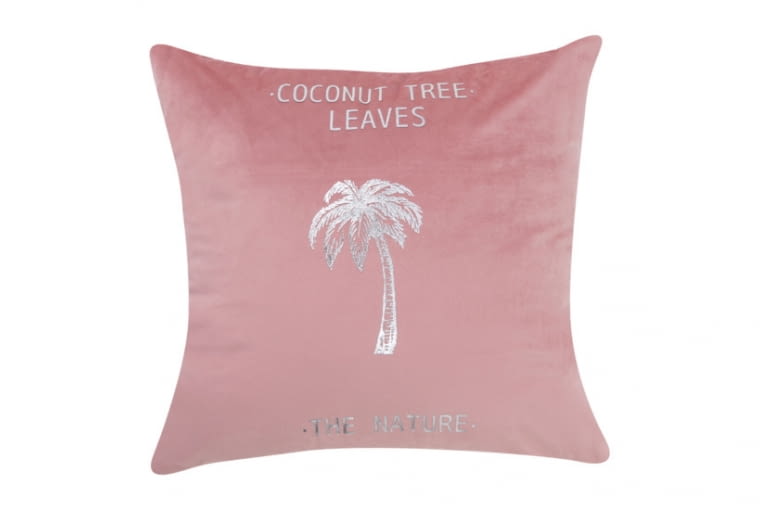 Poszewka dekoracyjna welurowa różowa PLAM 45x45 cm 19,99 zł