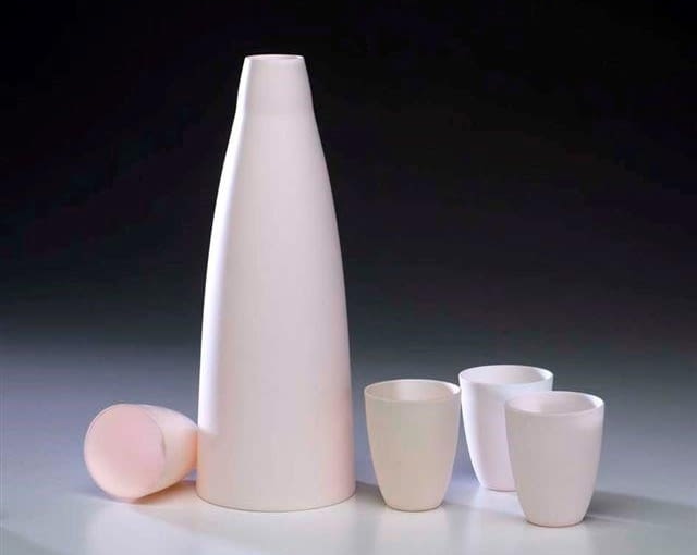 Takoy Sake Set; proj. Marek Cecuła marek cecuła, ćmielów design studio, ceramika, nowoczesna ceramika