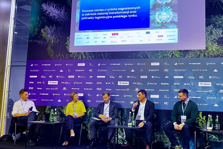 Krzysztof Kalita w gronie panelistów podczas debaty „Success stories z rynków zagranicznych w zakresie zielonej transformacji oraz potrzeby legislacyjne polskiego rynku”