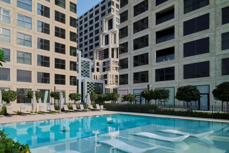 Pixel w Abu Zabi. Proj. MVRDV