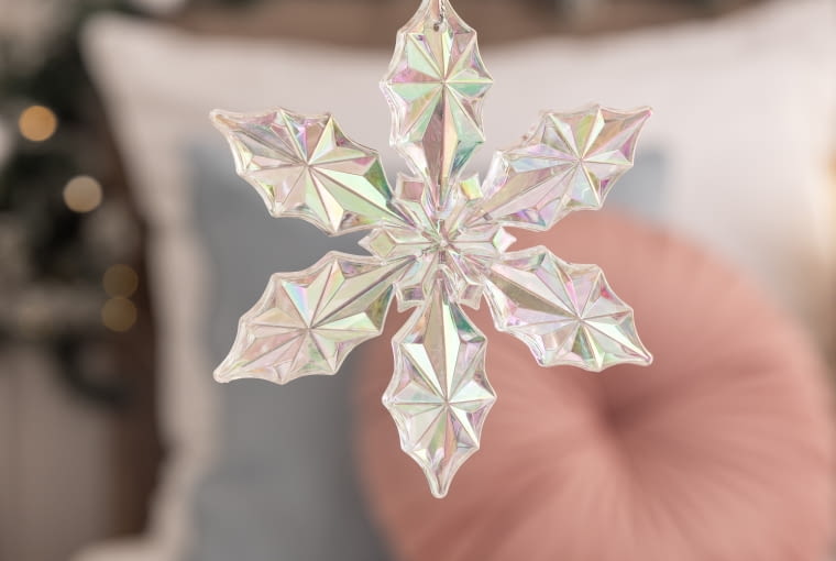 Zawieszka na choinkę 12.5 cm gwiazdka opalizująca, 9,99 zł, kod 91952272