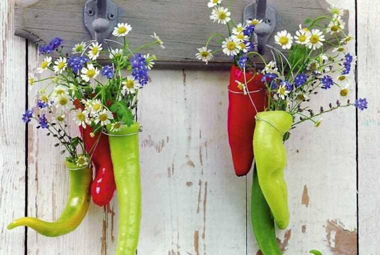 Papryka faszerowana kwiatami Papryka faszerowana kwiatami