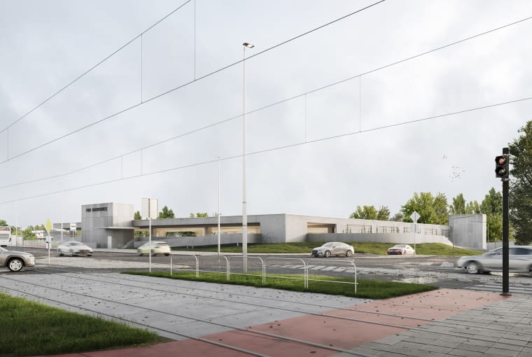 Zintegrowany węzeł przesiadkowy w Bronowicach. Proj. UCEES Zintegrowany węzeł przesiadkowy w Bronowicach. Proj. UCEES