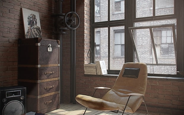 Mieszkanie w industrialnym stylu - 47 m2; proj. Nordes Design Gropu mieszkanie w stylu loft, mieszkanie loft, kawalerka loft, mieszkanie w industrialnym stylu, małe mieszkanie