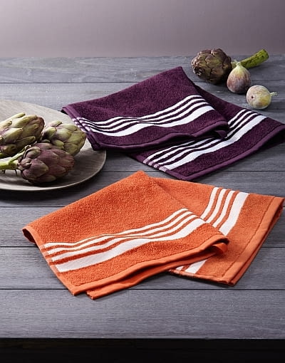 Tchibo: ręczniki kuchenne z frotte - 25,95 zł (3 szt.). Tchibo, smaki jesieni, sprzęty z Tchibo