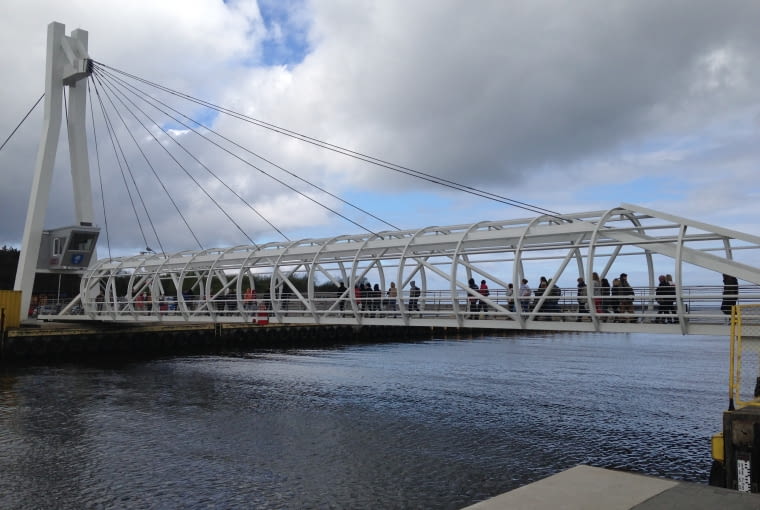 Kładka w Ustce Kładka w Ustce