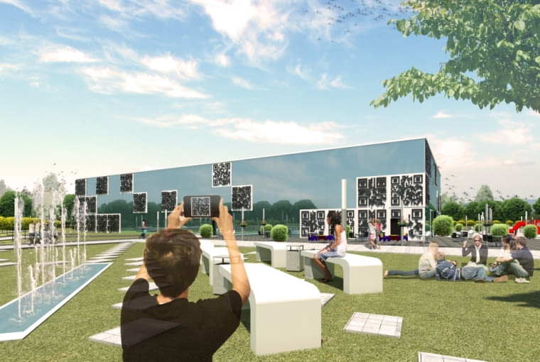 Biblioteka w Krakowie - projekt dyplomowy