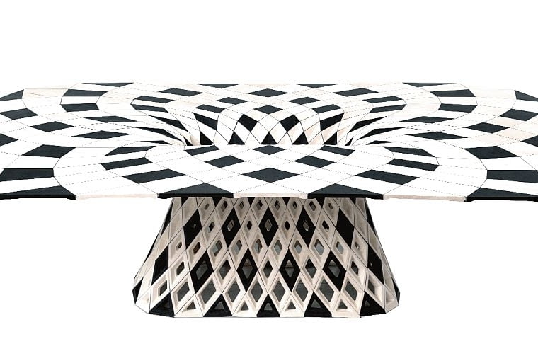 Stół, drukarka 3D, Joris Larmaan Stół, drukarka 3D, Joris Larmaan