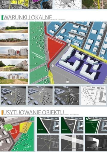 I Wyróżnienie za projekt dyplomowy kliniki okulistycznej architektura, projekty, Mikołaj Molenda, student, architekt