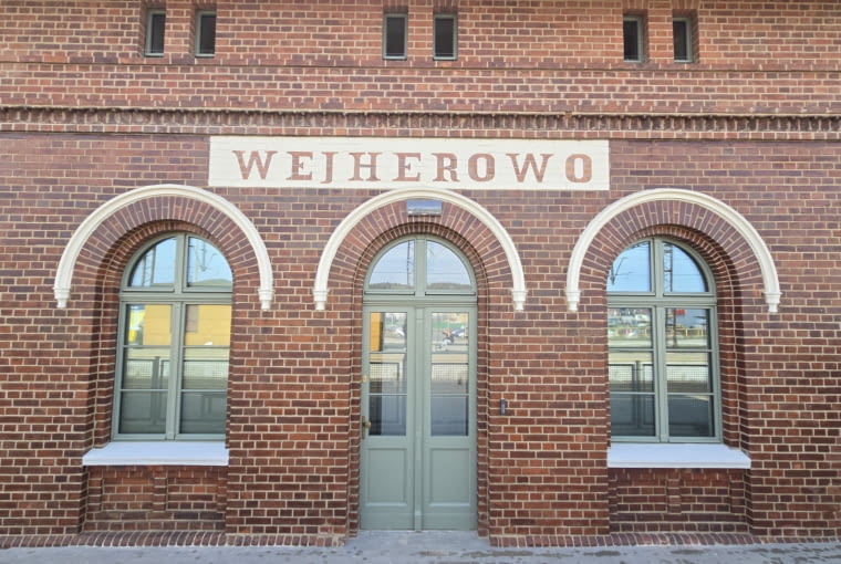 Dworzec w Wejcherowie po remoncie