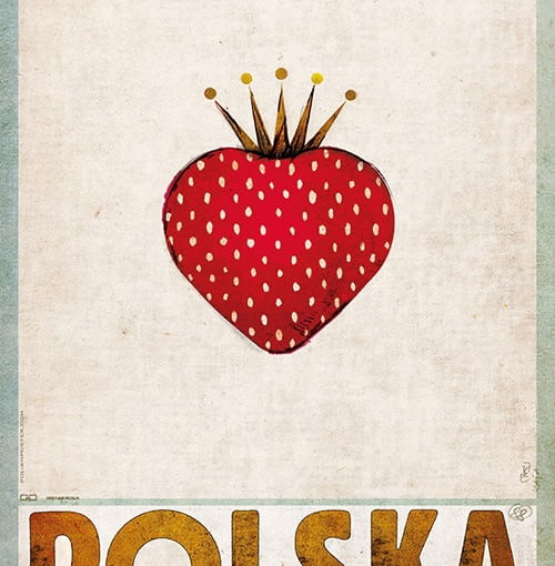 Plakat Ryszarda Kai z cyklu "Polska" Plakat Ryszarda Kai z cyklu "Polska"