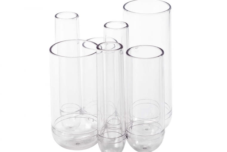 Pojemnik TUBO, akryl, 13 x 13 cm, wys. 14 cm, 77 zł, barokko.pl