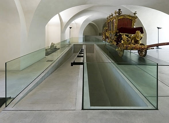 Adaptacja ponad tysiącletnich budybków poklasztornych na Muzeum Archidiecezjalne w Ołomuńcu, projekt: HSH Architekti HSH Architekti , modernizacja, zabytek, adaptacja, modernizacja