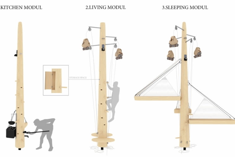 Human Forest. Proj. Sikora Wnętrza Architektura.