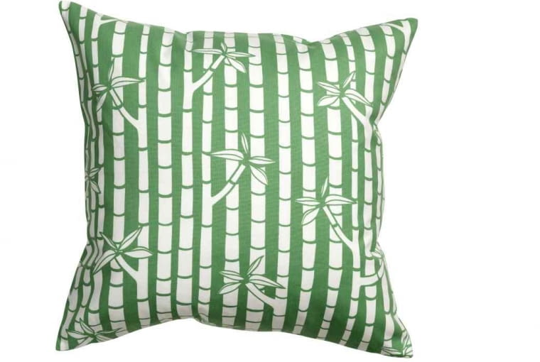 H&M Home: poszewka na poduszkę z motywem bambusów (50x50 cm). Cena: 19,90 zł. H&M Home, zakupy, akcesoria, dodatki, nowości, nowa kolekcja