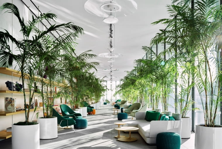 Wnętrza Eighty Seven Park w Miami Wnętrza Eighty Seven Park w Miami