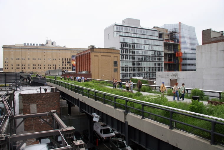 Park High Line w Nowym Jorku Park High Line w Nowym Jorku