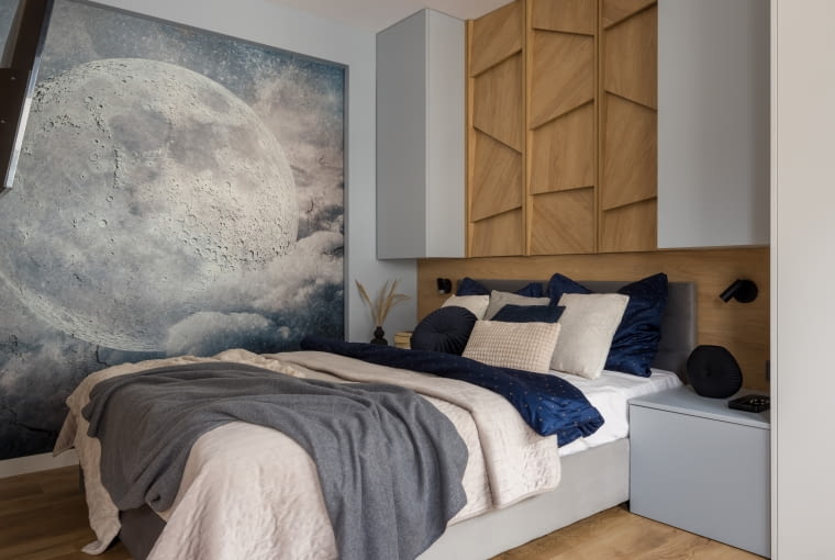 Mała sypialnia - pomysł na aranżację