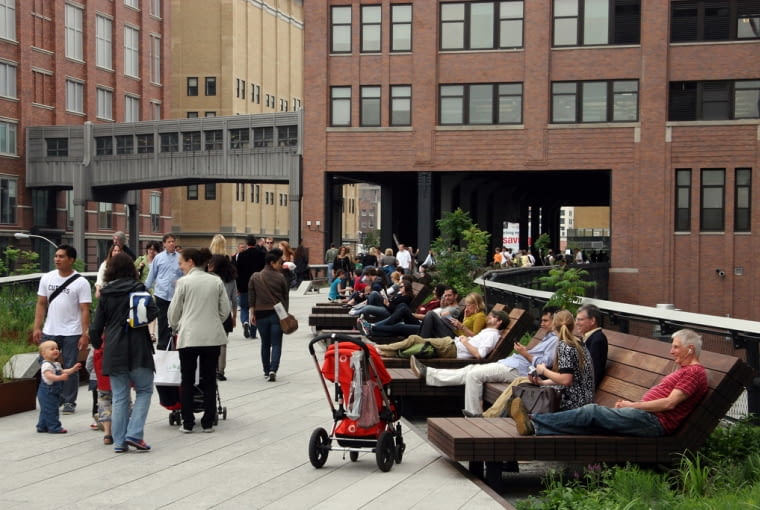 Park High Line w Nowym Jorku Park High Line w Nowym Jorku