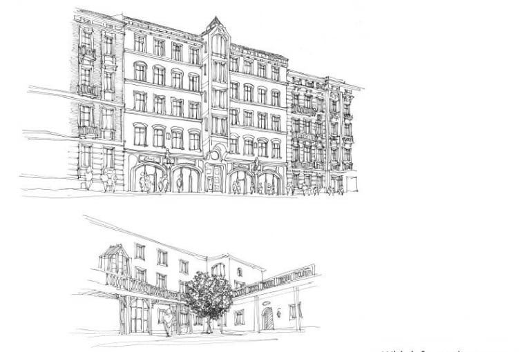 wspolczesna lodzka kamienica, konkurs, wizualizacje