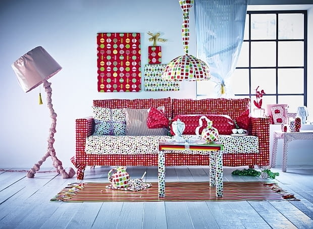 Papier do pakowania SNÖMYS - 5,99 zł ikea, święta, dekoracje na świeta, gwiazdka, ikei, dodatki z ikei