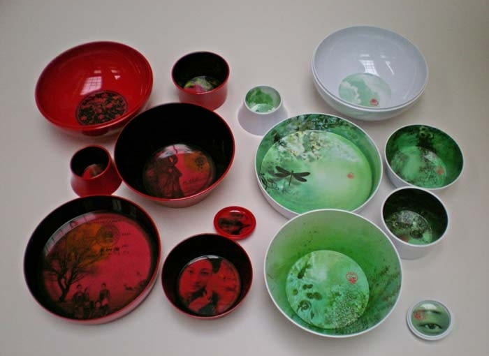 Waza Ming naczynia, design