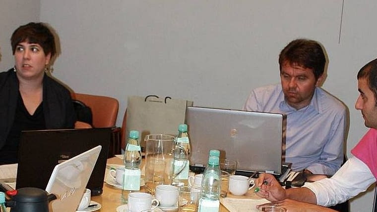 Posiedzenie jury Antykatalogowca: Maria Peltz Orlińska (Gazeta.pl), Mikołaj Kadłubowski i Marcin Mostafa Posiedzenie jury Antykatalogowca: Maria Peltz Orlińska (Gazeta.pl), Mikołaj Kadłubowski i Marcin Mostafa