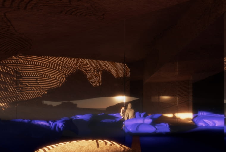 Hotel w Al-Ula w Arabii Saudyjskiej. Proj. Jean Nouvel Hotel w Al-Ula w Arabii Saudyjskiej. Proj. Jean Nouvel