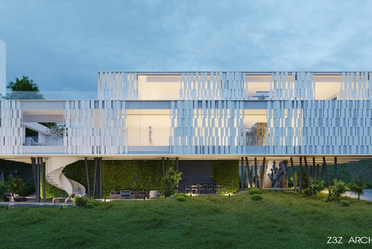 Dom w Chmurach. Proj. Z3Z ARCHITEKCI Dom w Chmurach. Proj. Z3Z ARCHITEKCI