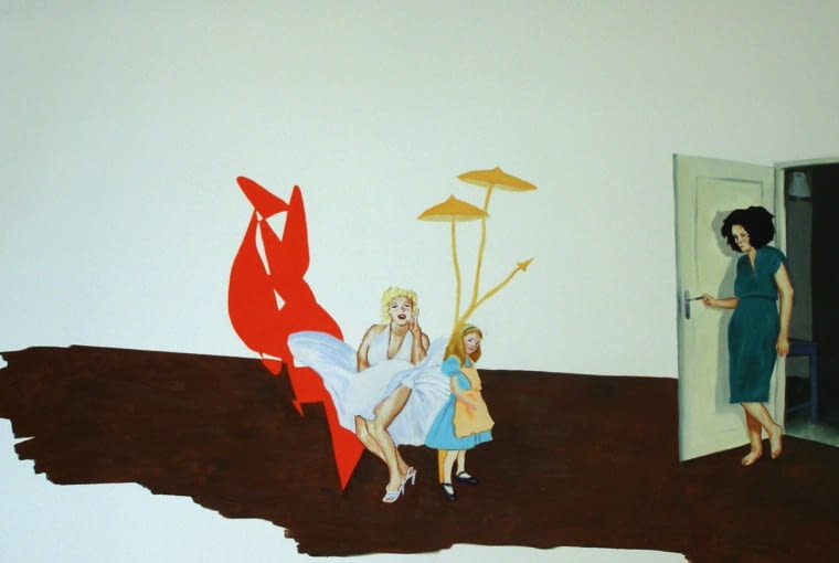 Bez tytułu, 150 x 100 cm, olej na płótnie, 2006 Bez tytułu, 150 x 100 cm, olej na płótnie, 2006