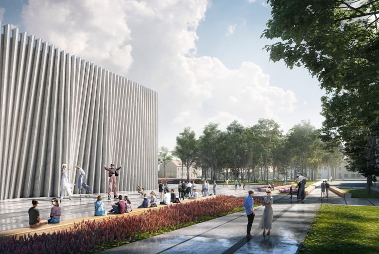 Sala koncetowa w Płocku. Proj. plus3-architekci