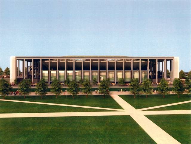 Widok od strony Kanału Piaseczyńskiego